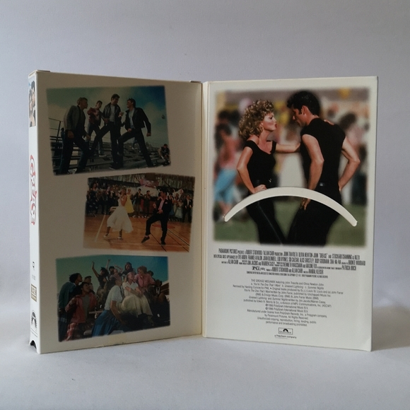 20th Anniversary Edition Grease Featuring John Travolta & Olivia Newton John VHS - Picture 2 of 5
